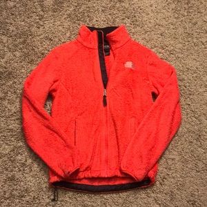 Coral NorthFace Jacket